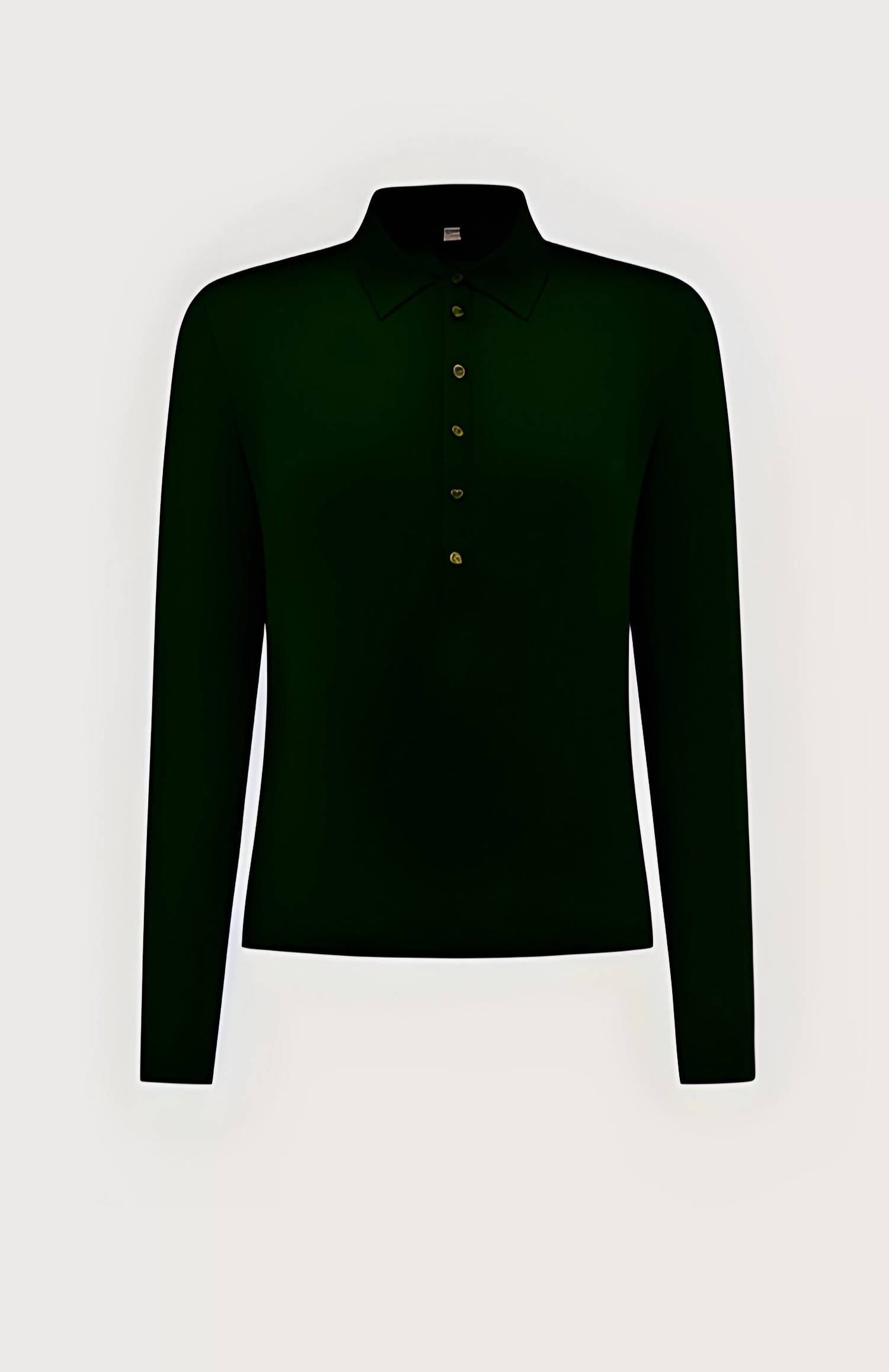 

Женская обтягивающая поло из двух материалов Nero Seventy, Nero