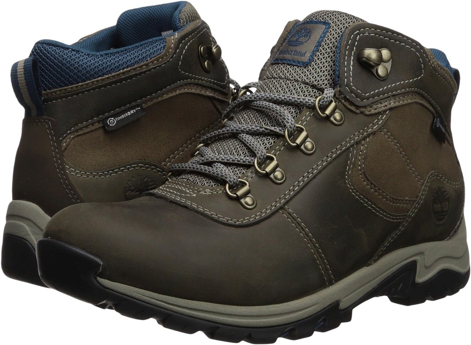 

Походная обувь водонепроницаемая Mt. Maddsen Mid Leather Waterproof Timberland, цвет Medium Grey Full Grain