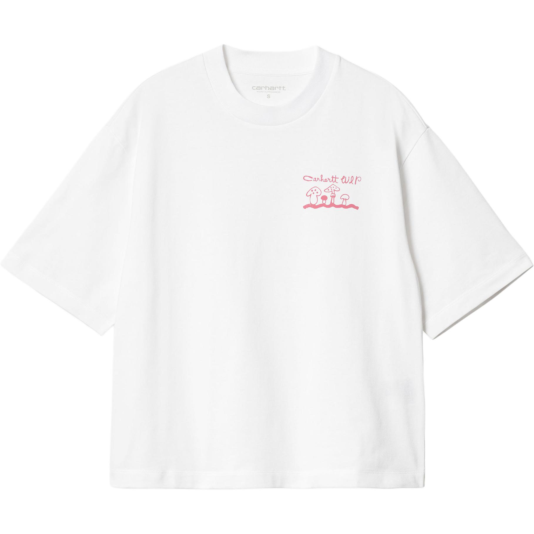 

Carhartt WIP Футболка Kainosho с коротким рукавом 'White/Charm Pink', Белый, Carhartt WIP Футболка Kainosho с коротким рукавом 'White/Charm Pink'