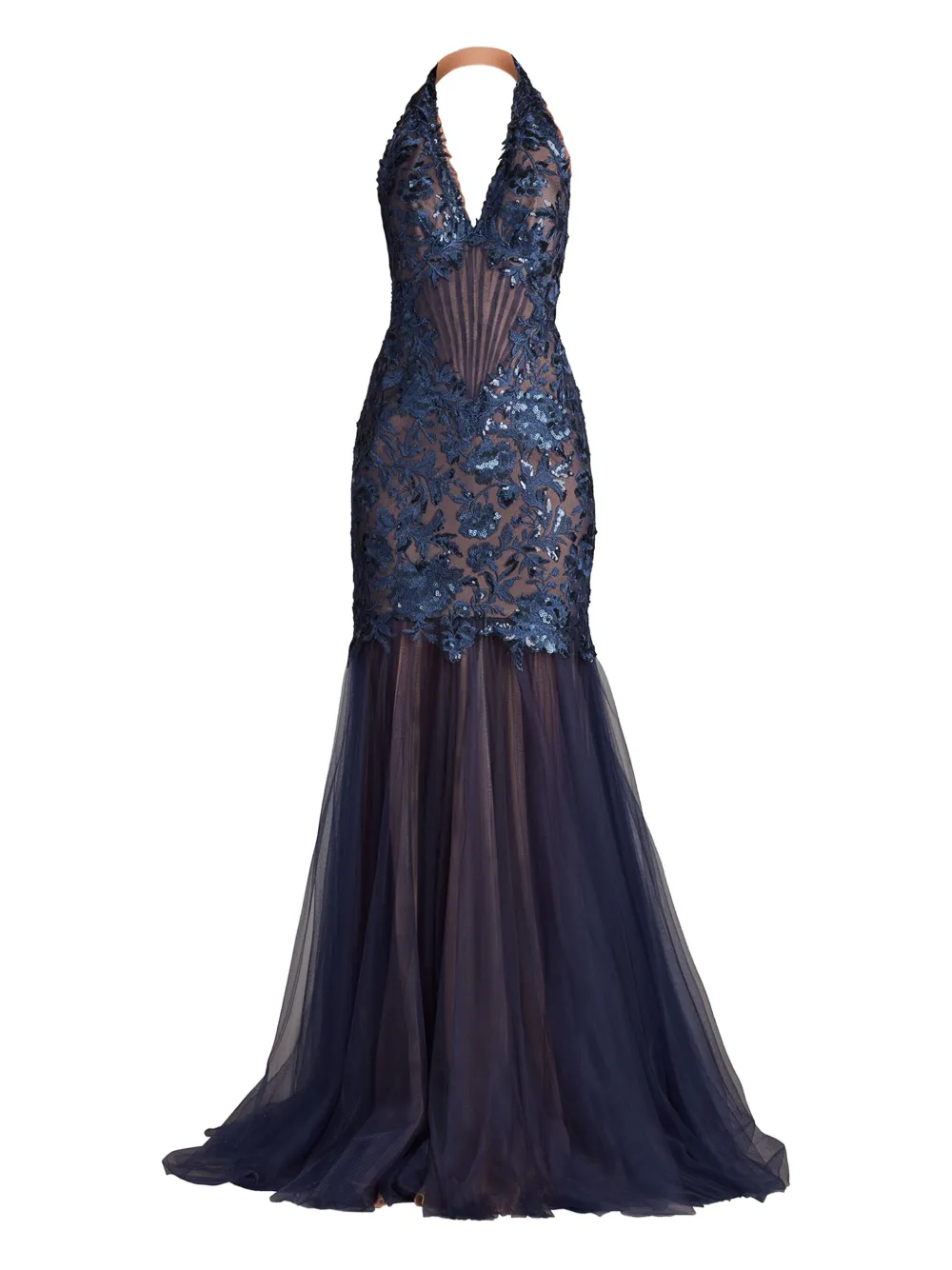 

Платье Evaine Tadashi Shoji, синий