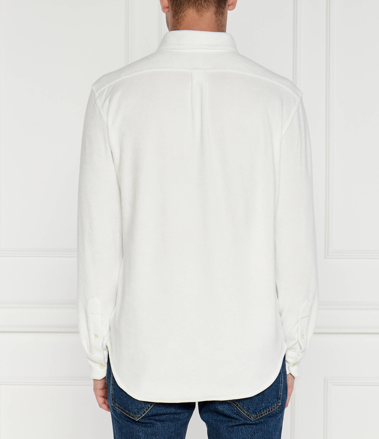 Рубашка POLO RALPH LAUREN TERRY Regular Fit, белый — фото 4