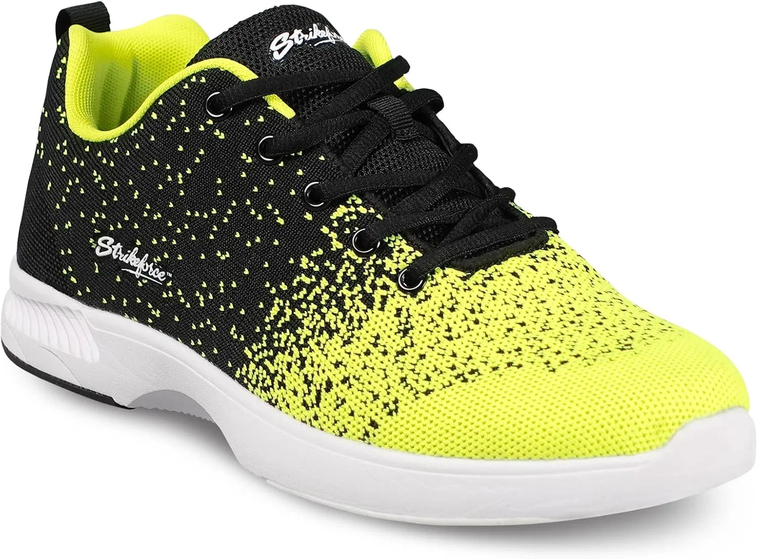 Мужские спортивные боулинговые кроссовки KR Strikeforce Galaxy для правшей и левшей, Black Neon — фото 3
