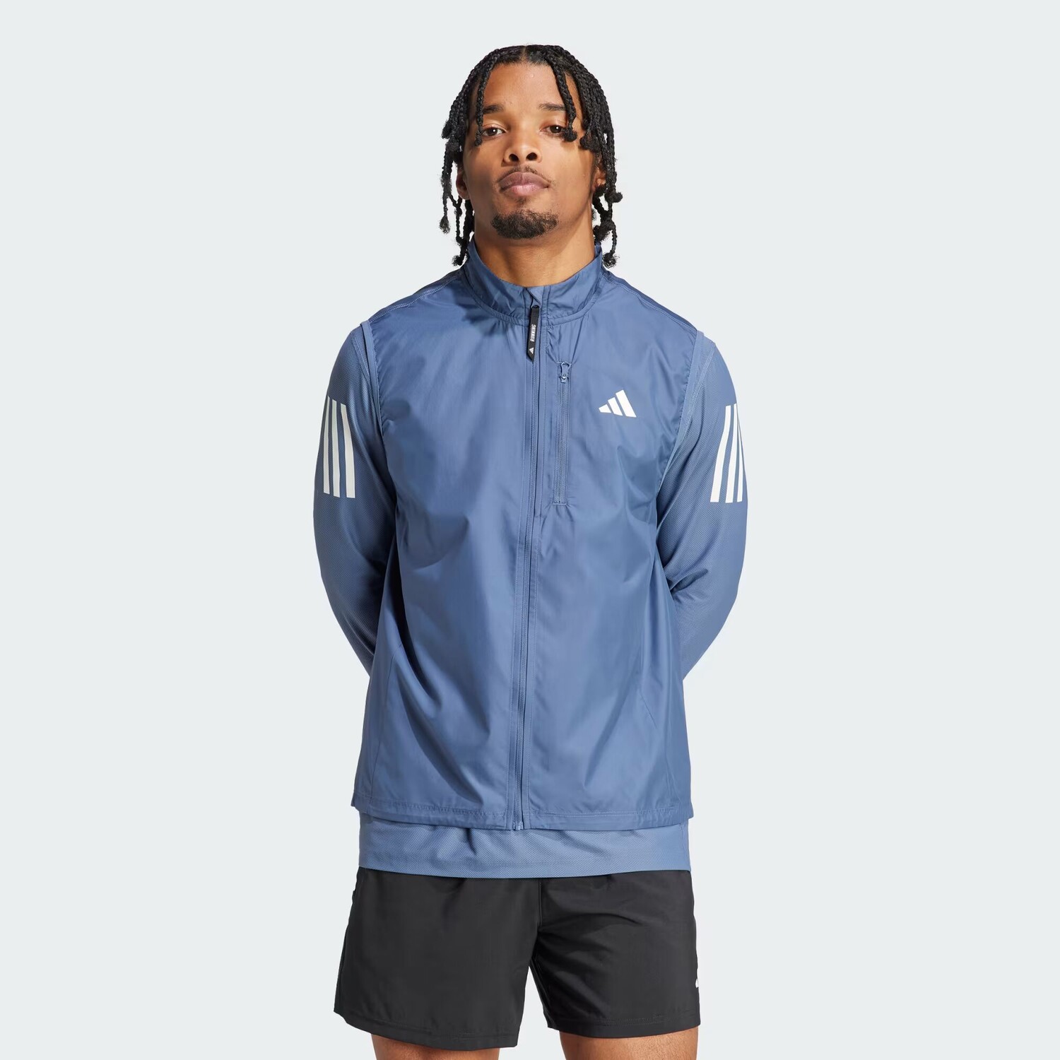

Жилет для бега Adidas, цвет Preloved Ink