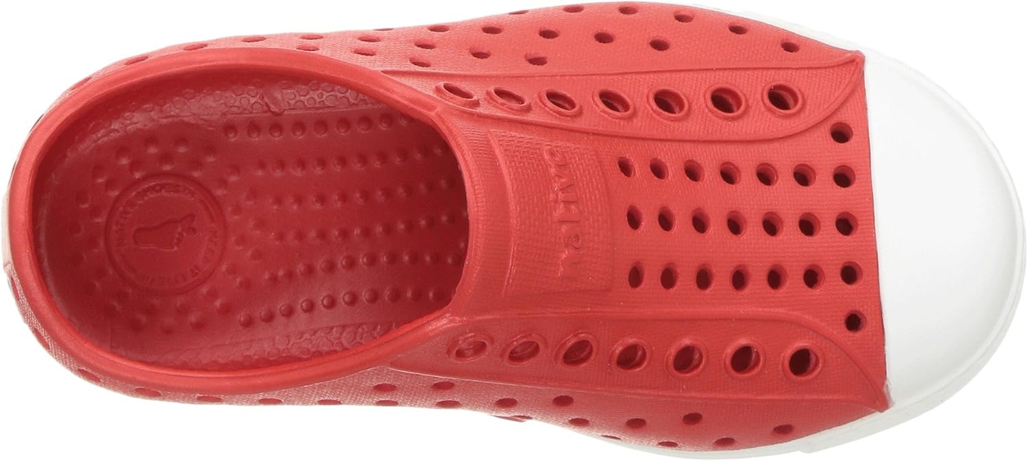 Кроссовки Native Shoes Jefferson для детей любого пола (малыши/маленькие дети), красно-белый — фото 2
