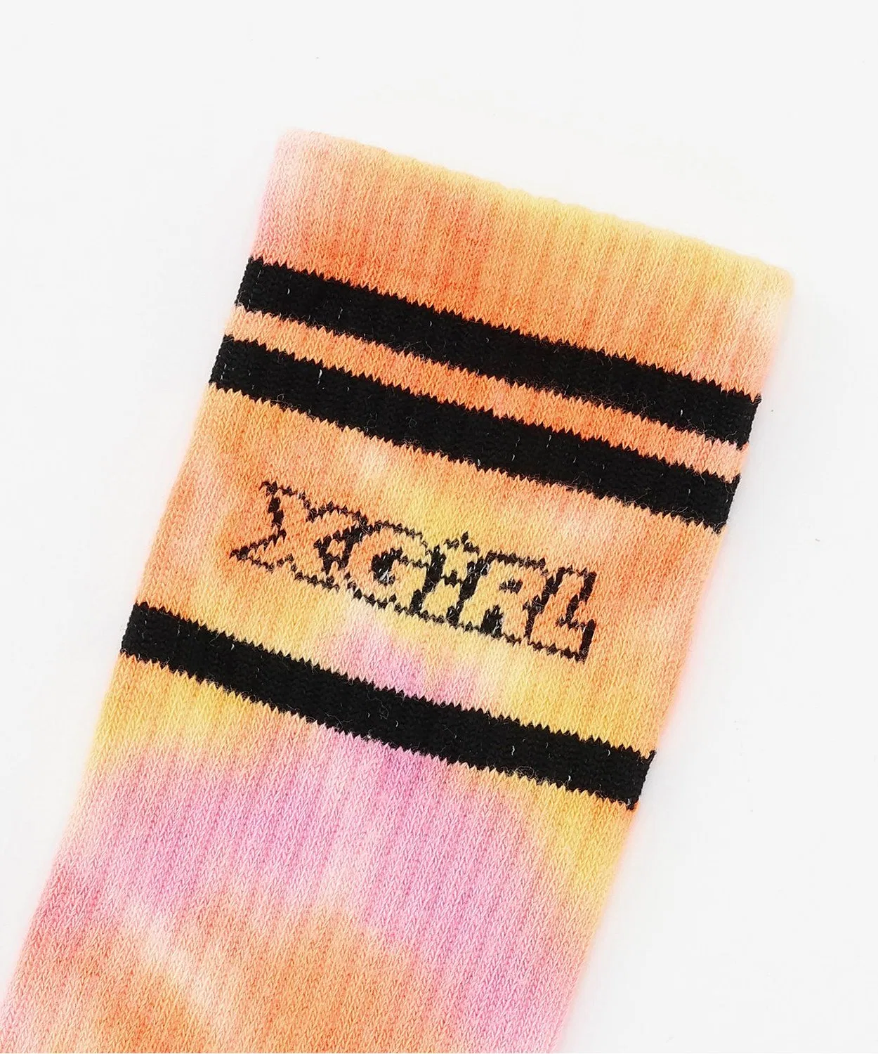 Носки Logo Line Tie-Dye Crew Rib Socks — фото 2