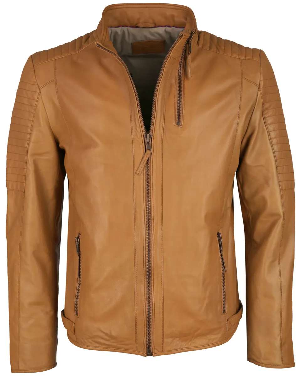 

Кожаная куртка JCC "16-13-2", цвет Cognac