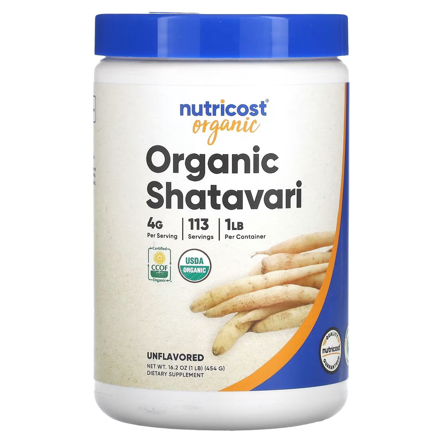 

Органический шатавари, без вкуса, 16,2 унции (454 г) Nutricost