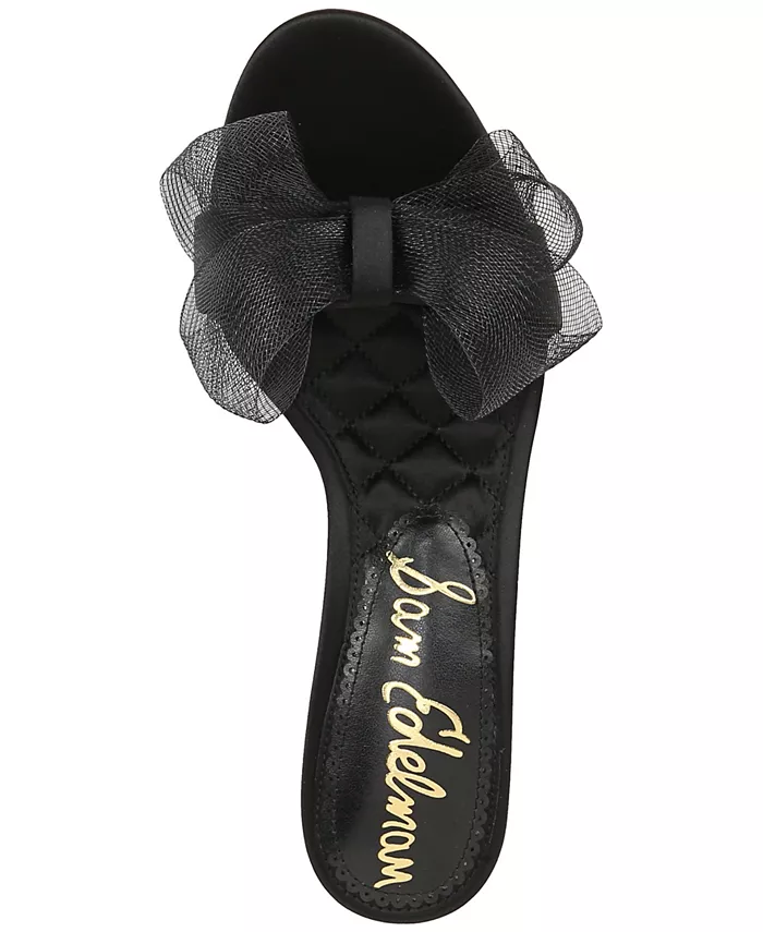 Женские босоножки Corrie Slide Dress Sam Edelman, черный — фото 4