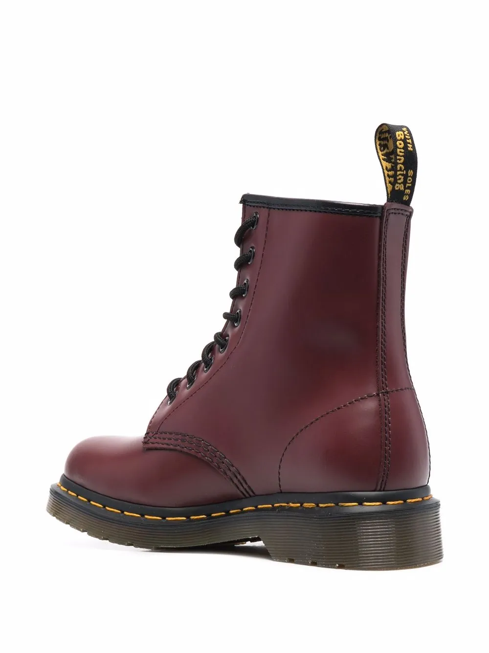 Мужские ботинки Dr. Martens на шнуровке высокие, красный — фото 3