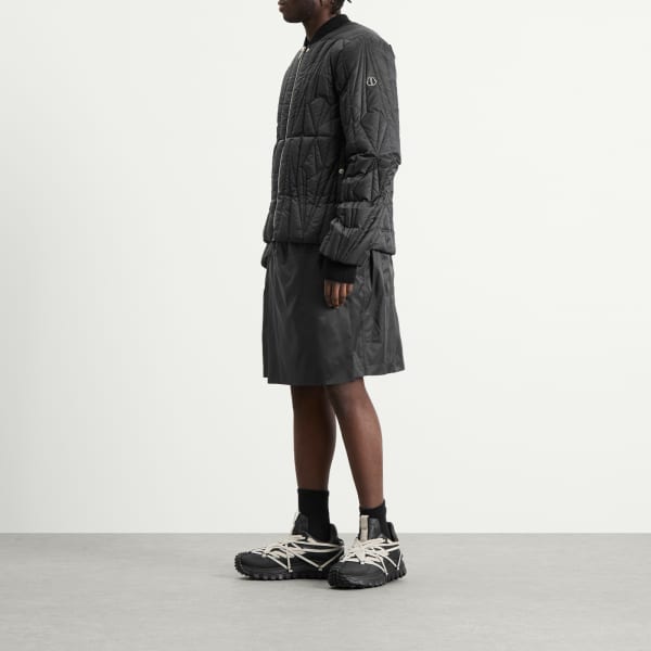 Rick Owens X moncler kiltshorts drawstring шорты, черный — фото 3