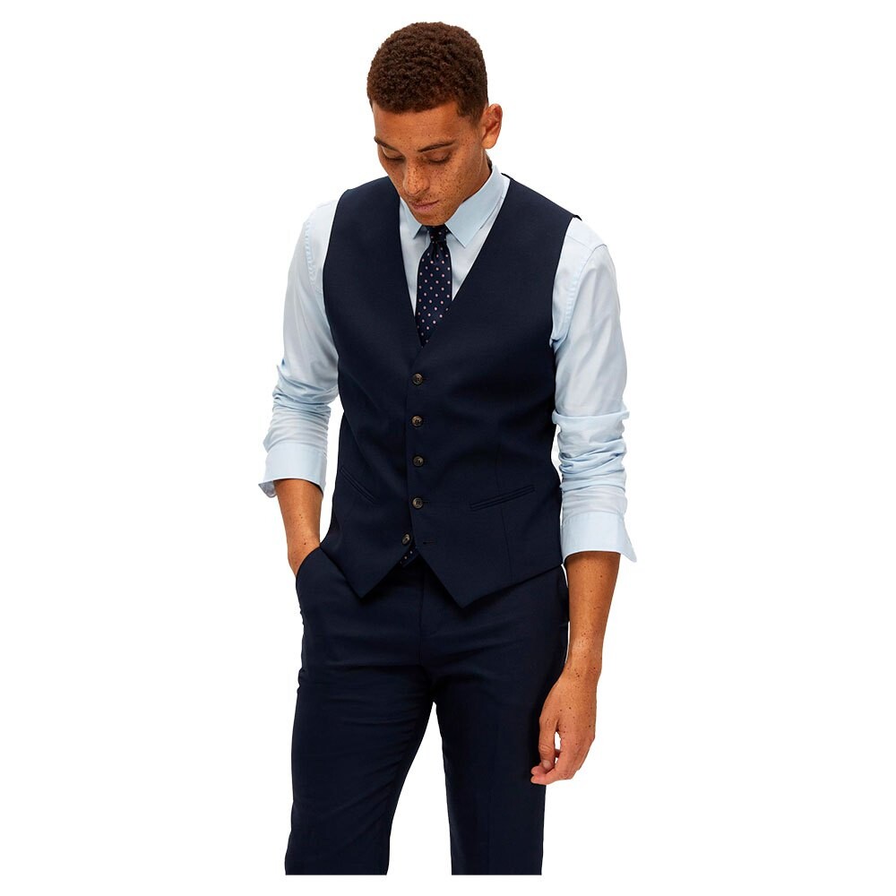 

Жилет Selected Neil Slim Fit, синий