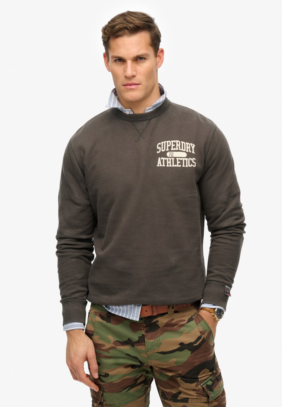 

Толстовка Superdry Athletic Essentials, темно-серый