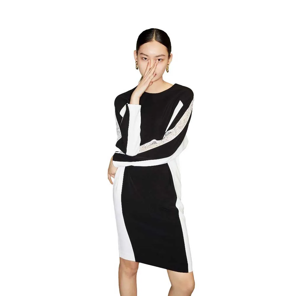 

Платье Lily Contrast Cut-Out, черный