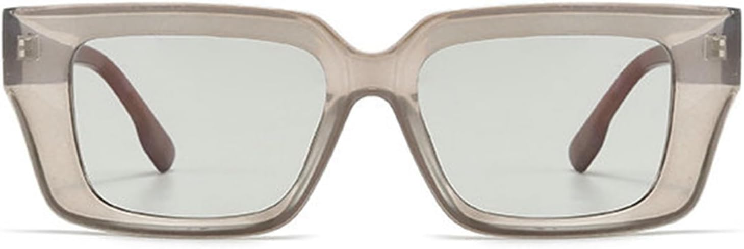 

Willochra Fashion Square Женские роскошные солнцезащитные очки в винтажном дизайнерском стиле, конфетные цвета, прозрачный градиент, мужские панк-солнцезащитные очки F27, C7