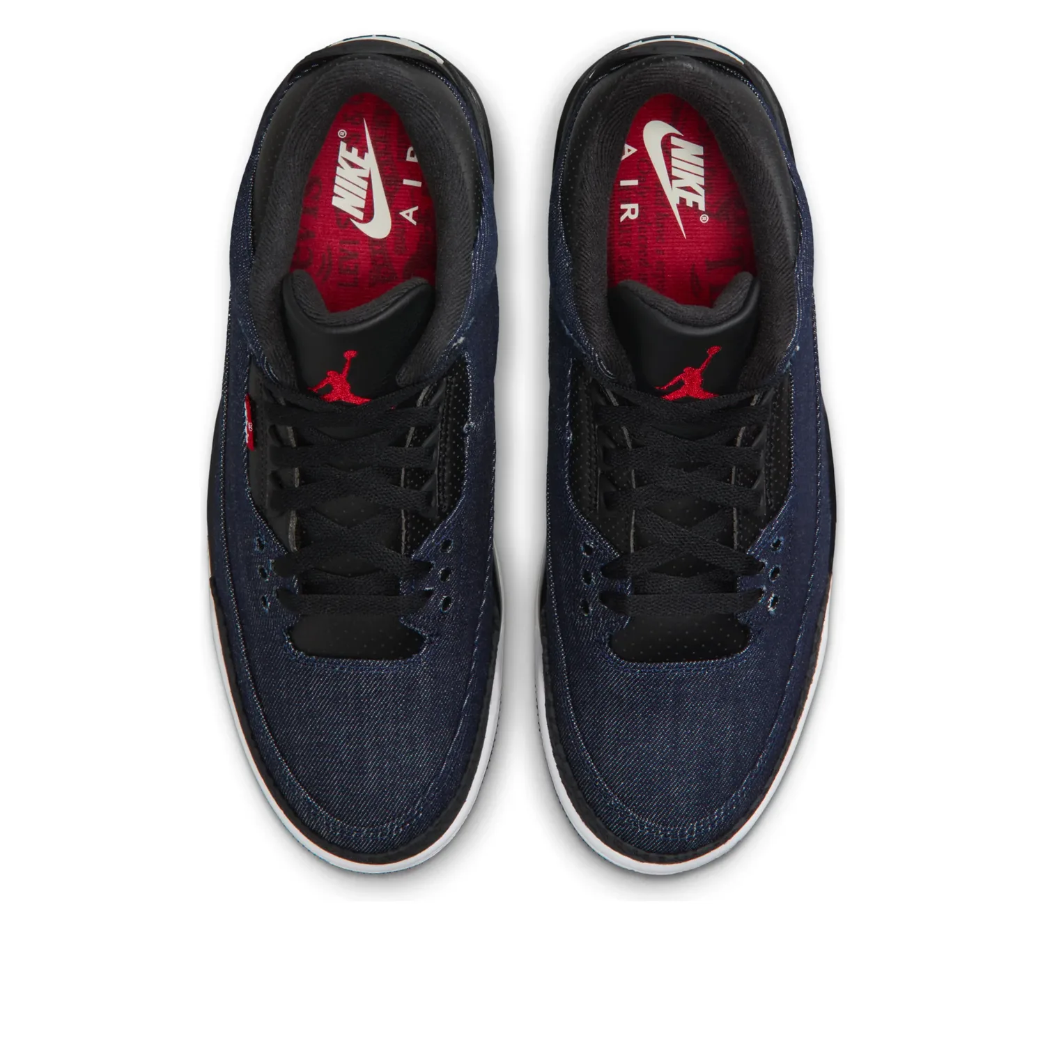 Кроссовки Air Jordan 3 Retro x Levi's 'Indigo', синий — фото 2