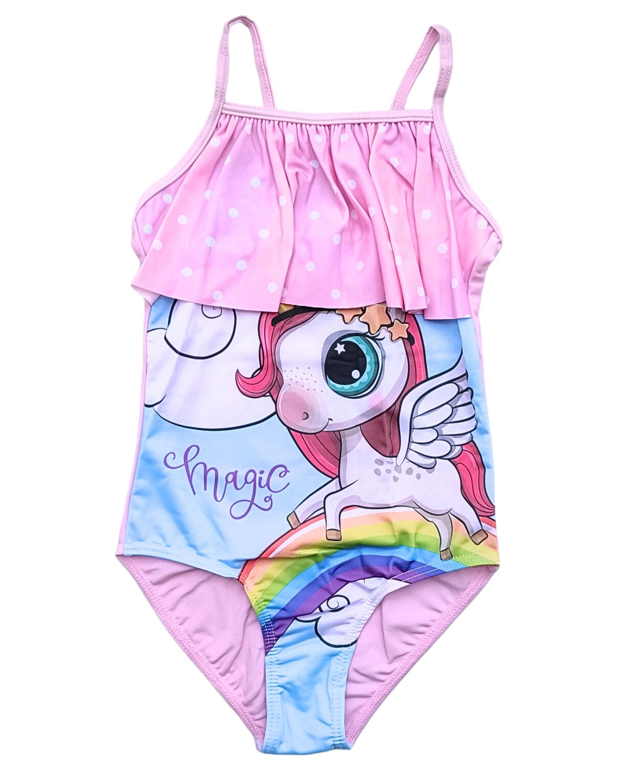 

Купальник United Essentials mit Rüschen Einhorn, розовый