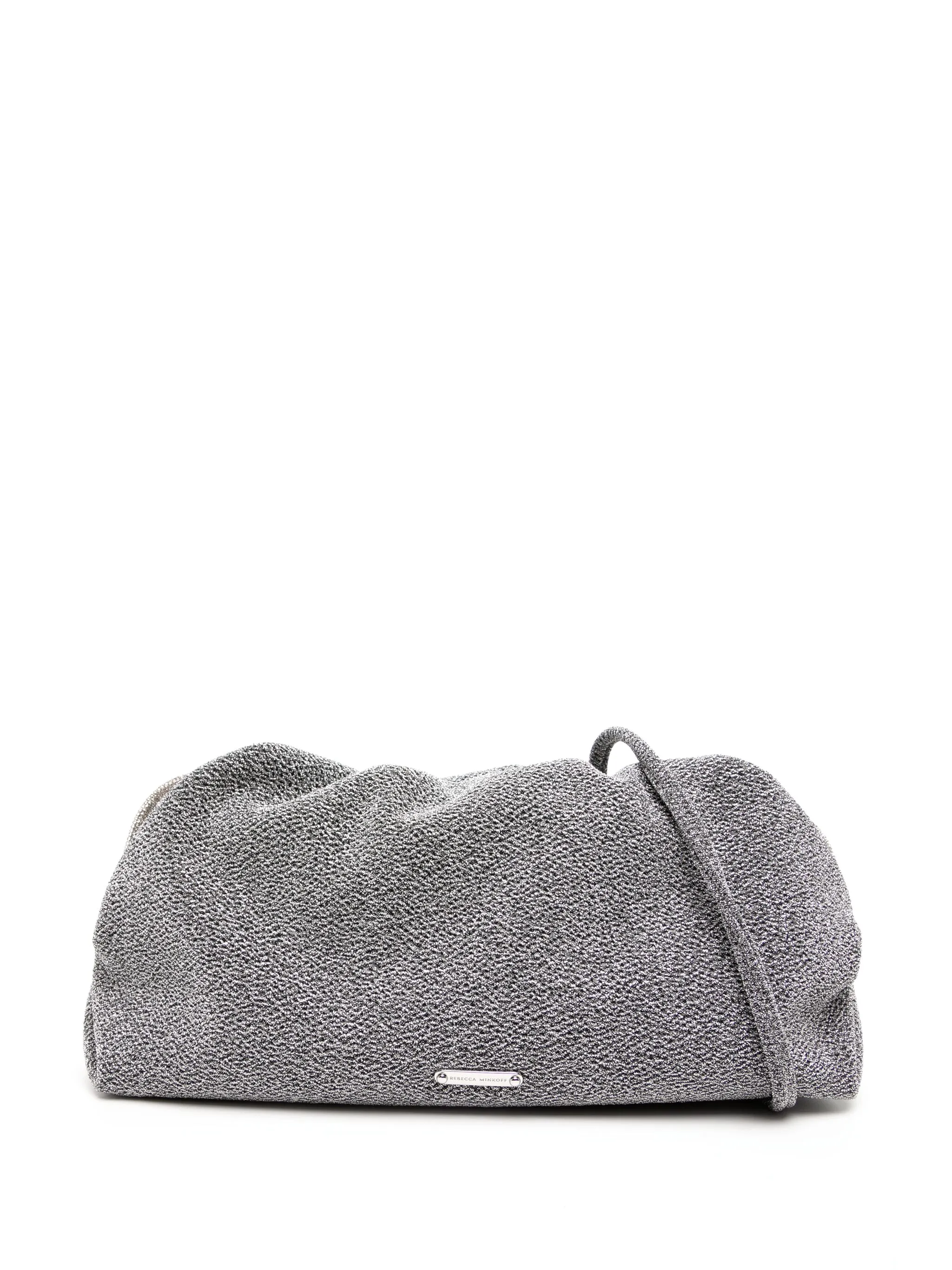 

Клатч с завязками Rebecca Minkoff, серебристый