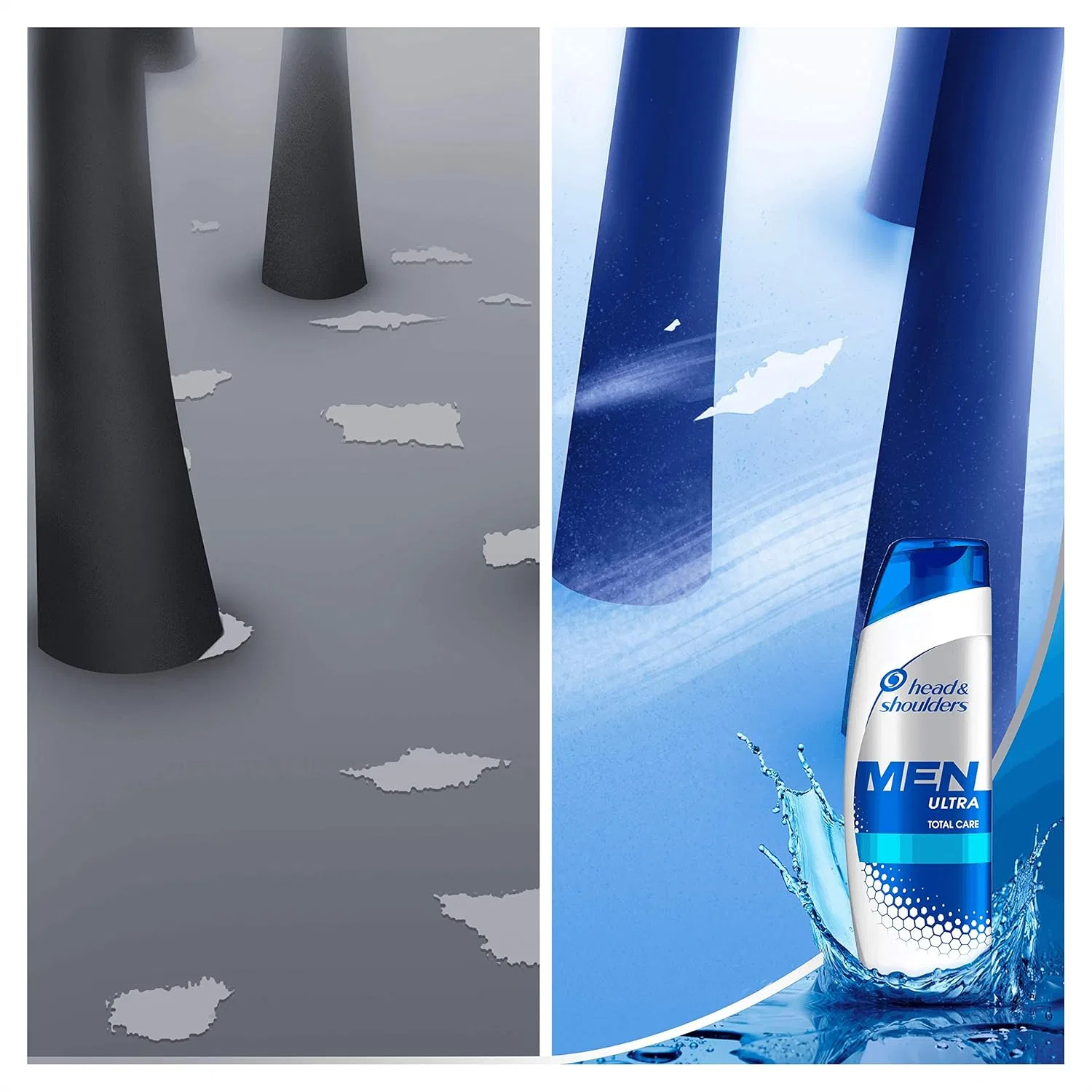 Мужской шампунь против перхоти «Men Ultra Male Care» с морскими минералами 3 x 250 мл от Head & Shoulders Head & Shoulders, Men Ultra Male — фото 2