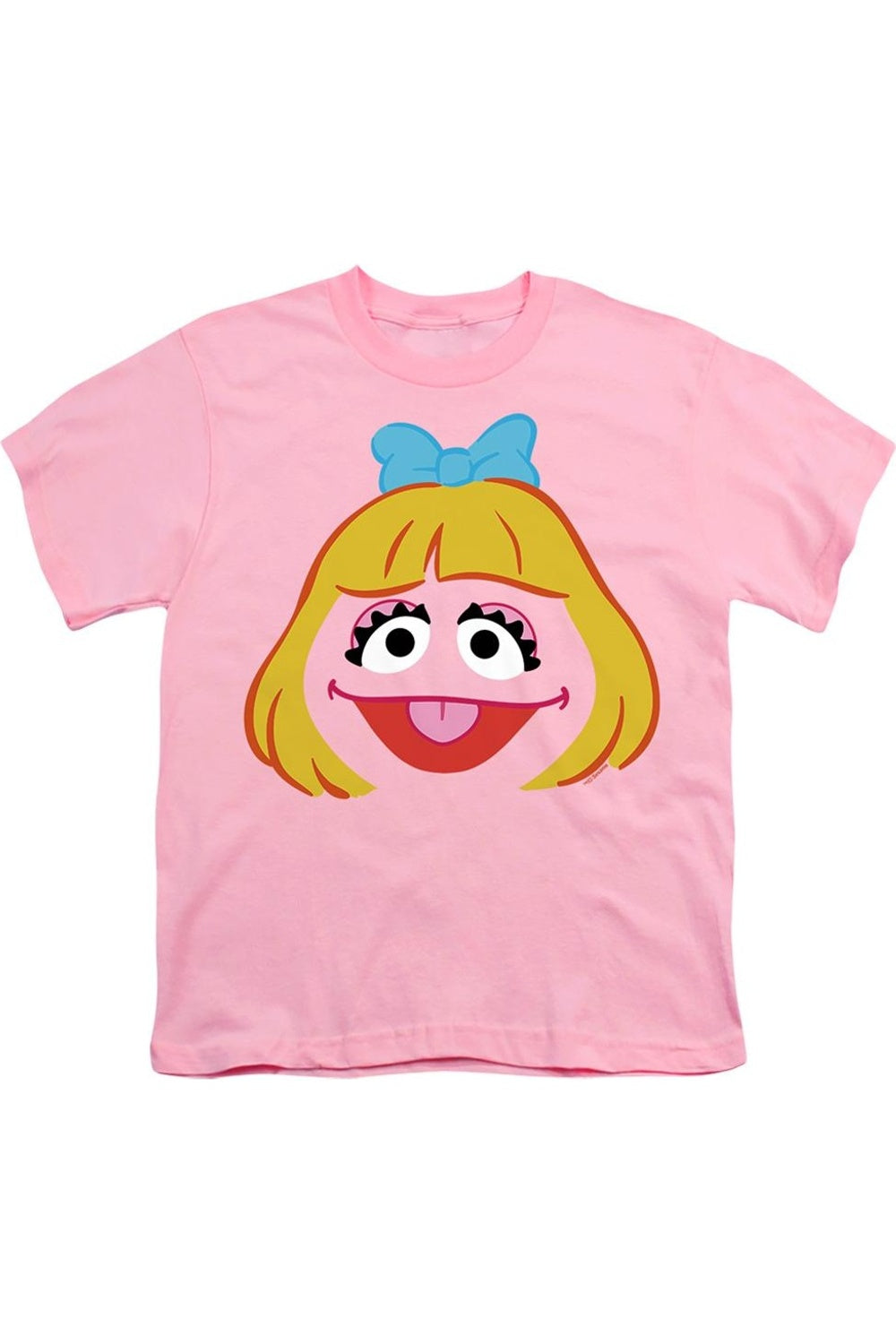 

Футболка с коротким рукавом для детей с изображением Prairie Dawn из "Улицы Сезам" Gildan, розовый