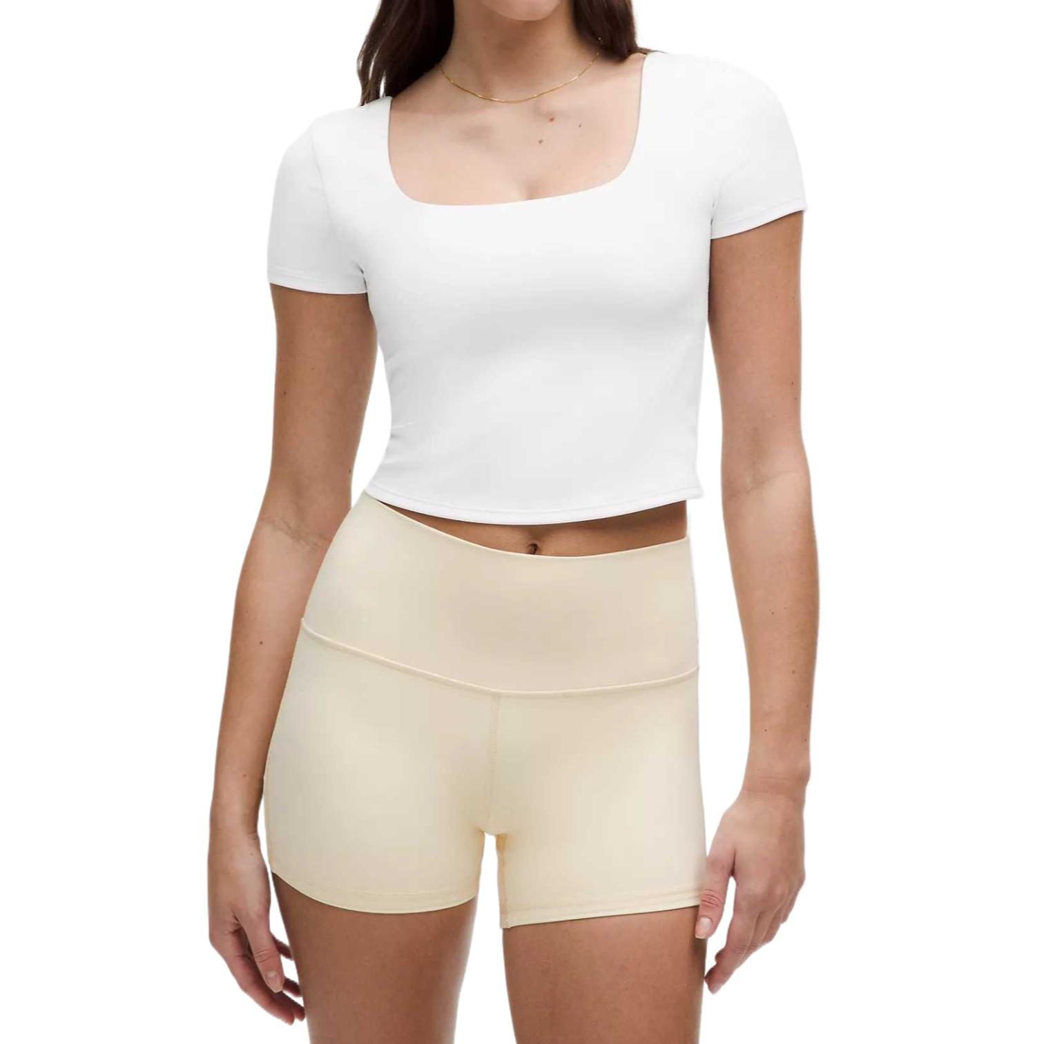 

Обычная футболка женская Lululemon, белый