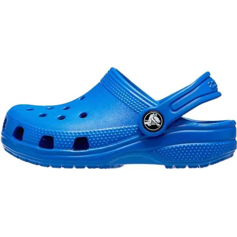 

Детские сандалии с амортизацией и дышащими низкими каблуками Crocs, синий
