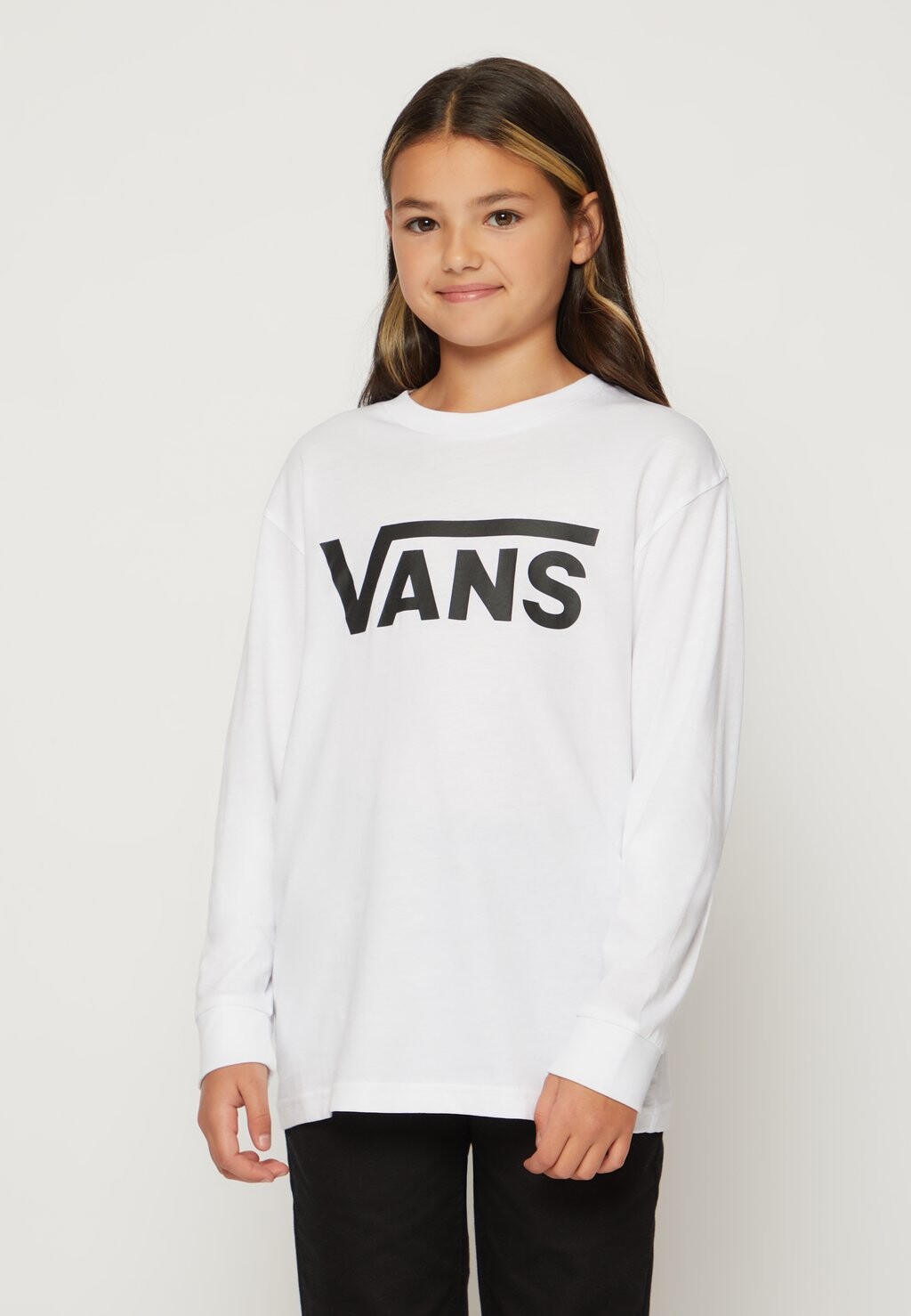 

Футболка с длинным рукавом By Vans Classic Ls Boys Vans, цвет white/black