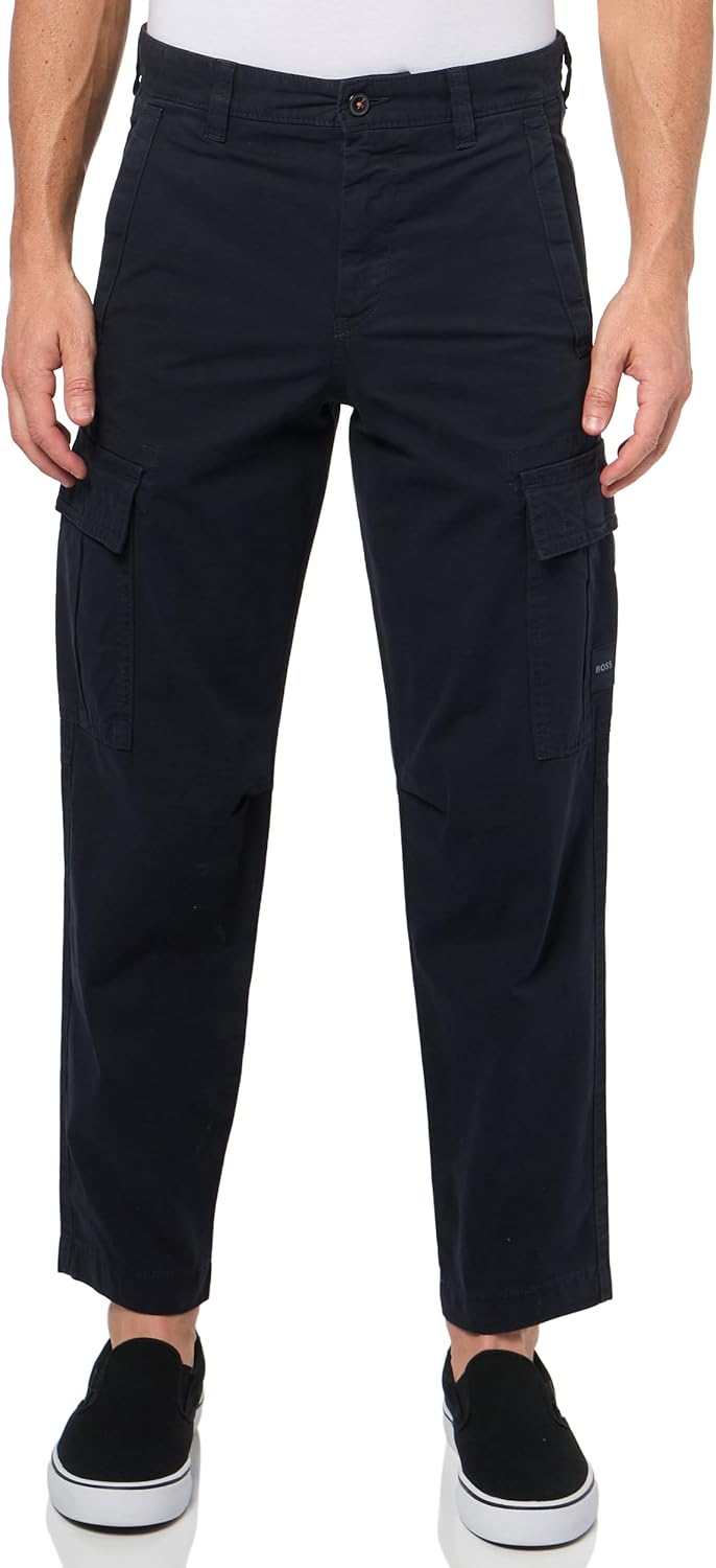 

Брюки BOSS мужские хлопковые с эластаном, 7 карманов, карго, Select Color