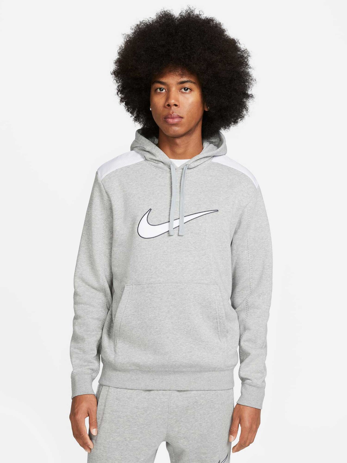 

Толстовка Nike M NSW SP FLC HOODIE BB, серый