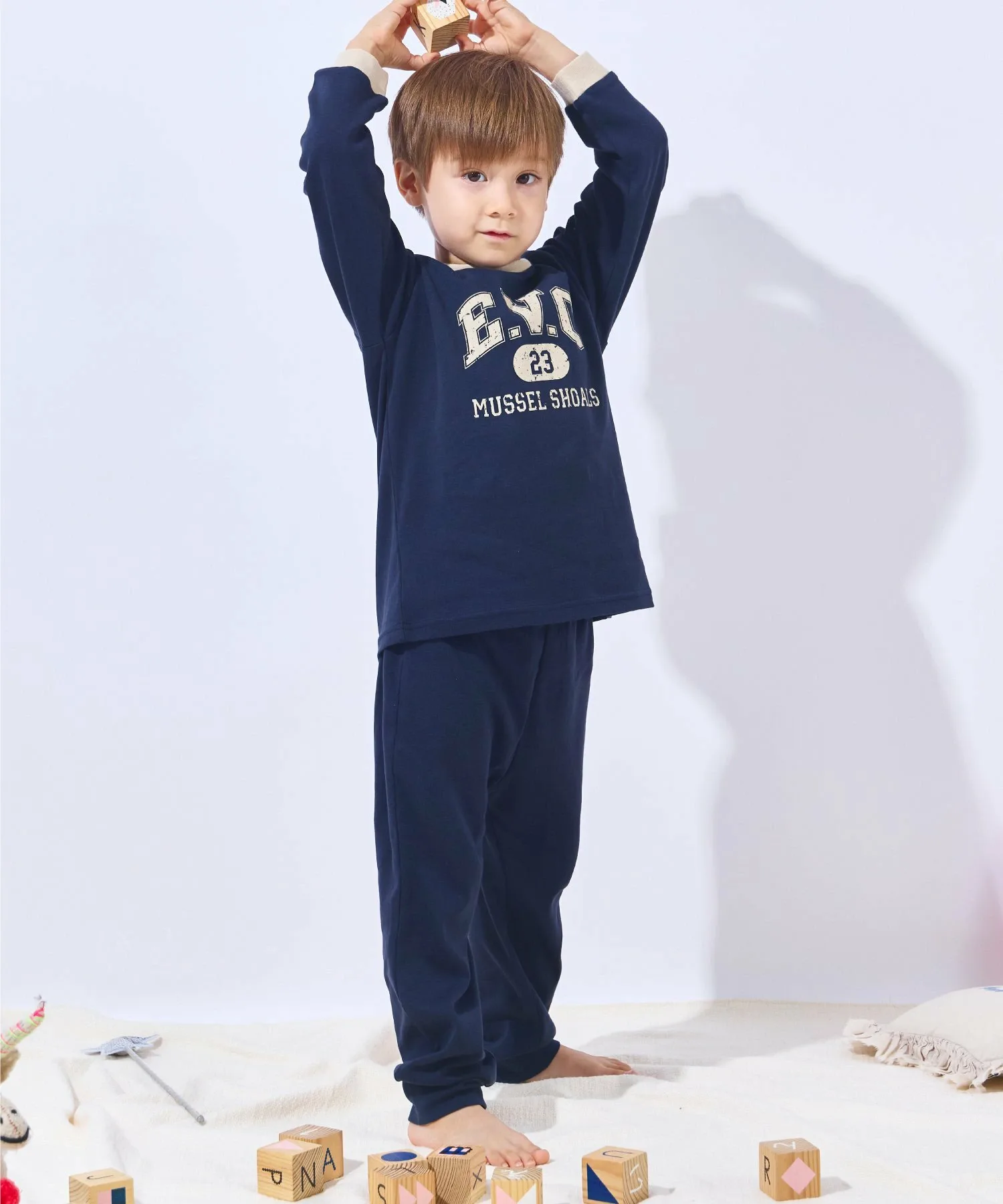 Домашняя одежда для мальчиков Ever Closet, Navy logo — фото 2