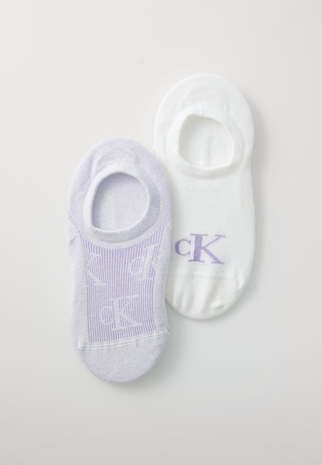 

Носки WOMEN FOOTIE SHADOW 2 PACK Calvin Klein Underwear, белый