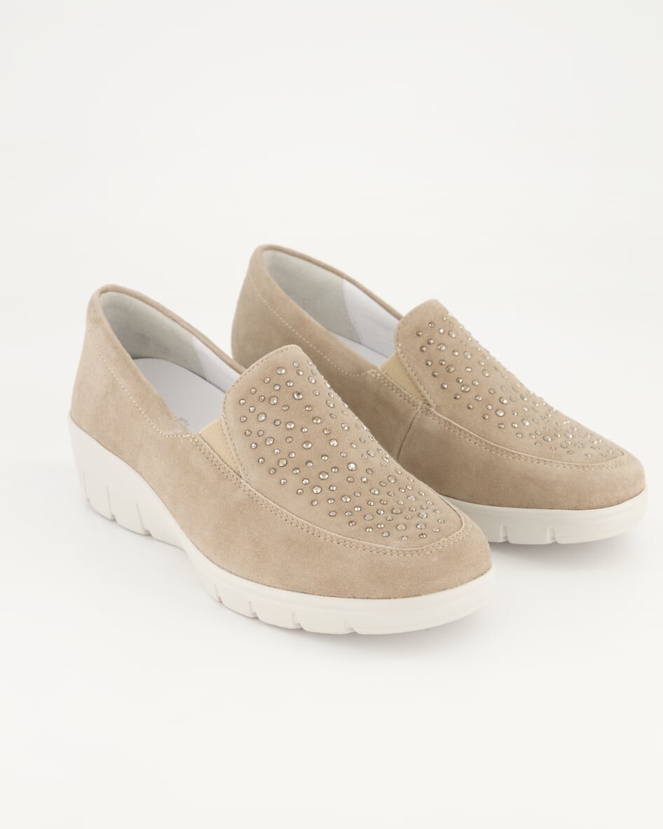 Мокасины Semler Slipper & Mokassins, бежевый