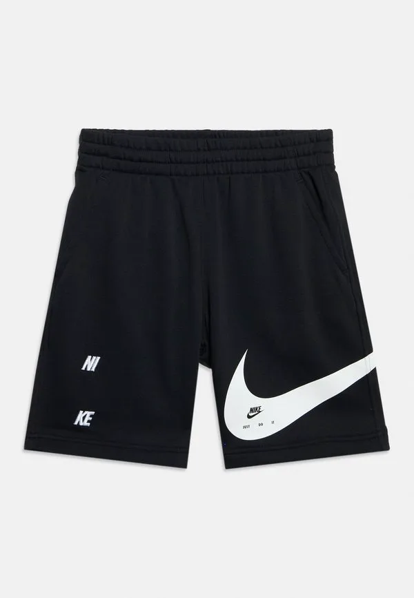 Унисекс спортивные штаны short brand Nike Sportswear, Black/White — фото 3