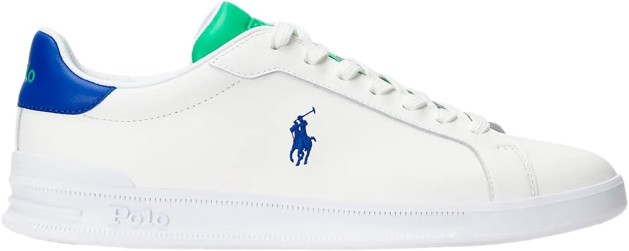 

Мужские кожаные кроссовки Polo Ralph Lauren Heritage Court II, белый/зеленый