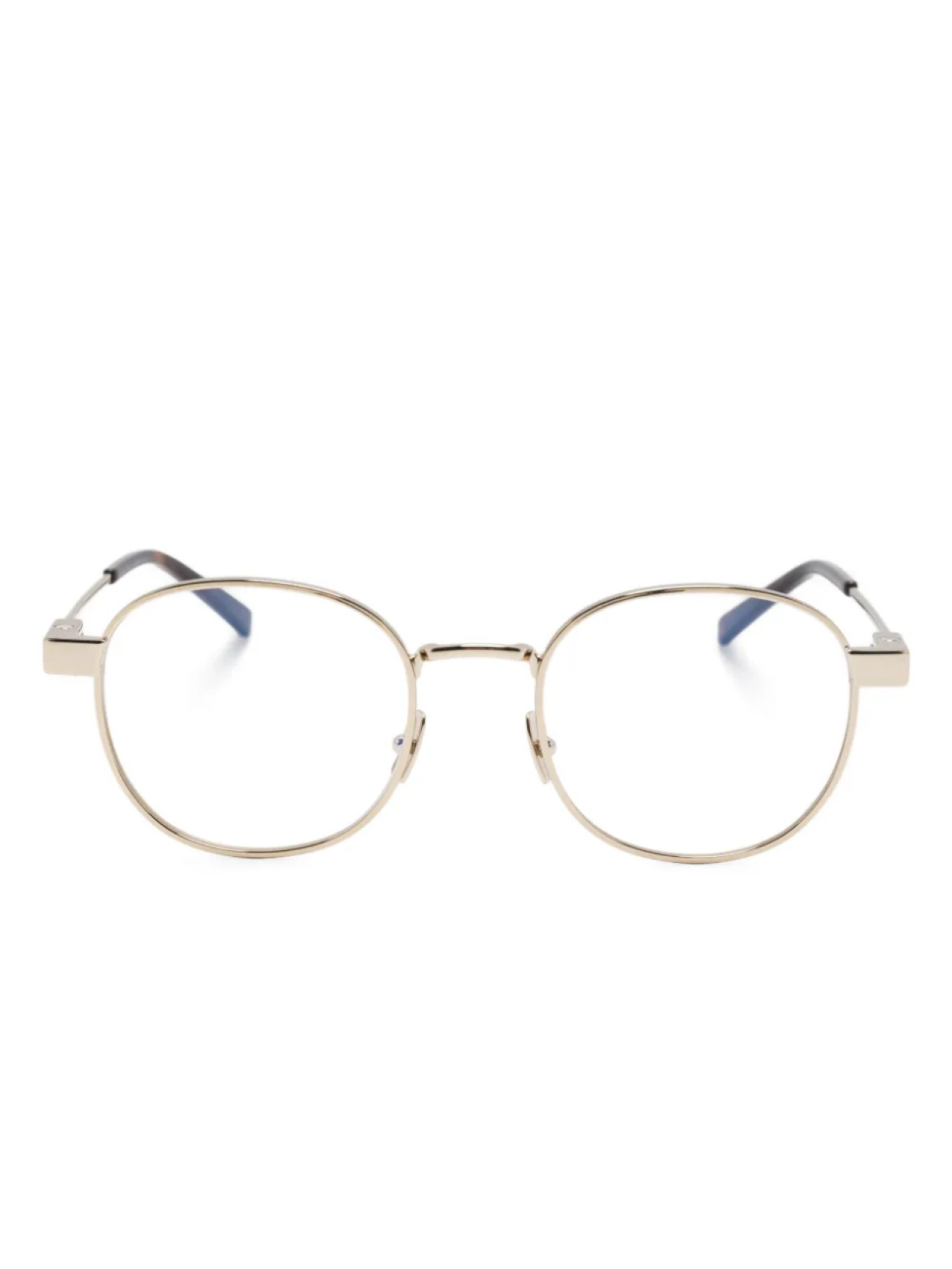

Очки в круглой оправе Saint Laurent Eyewear, золотой
