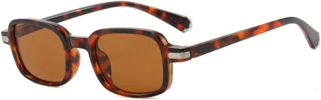 

Солнцезащитные очки для мужчин и женщин - защита UV400 - маленькая оправа с градиентным рисунком, подходят для занятий спортом на открытом воздухе и вождения DSVIGF, Tofu Brown