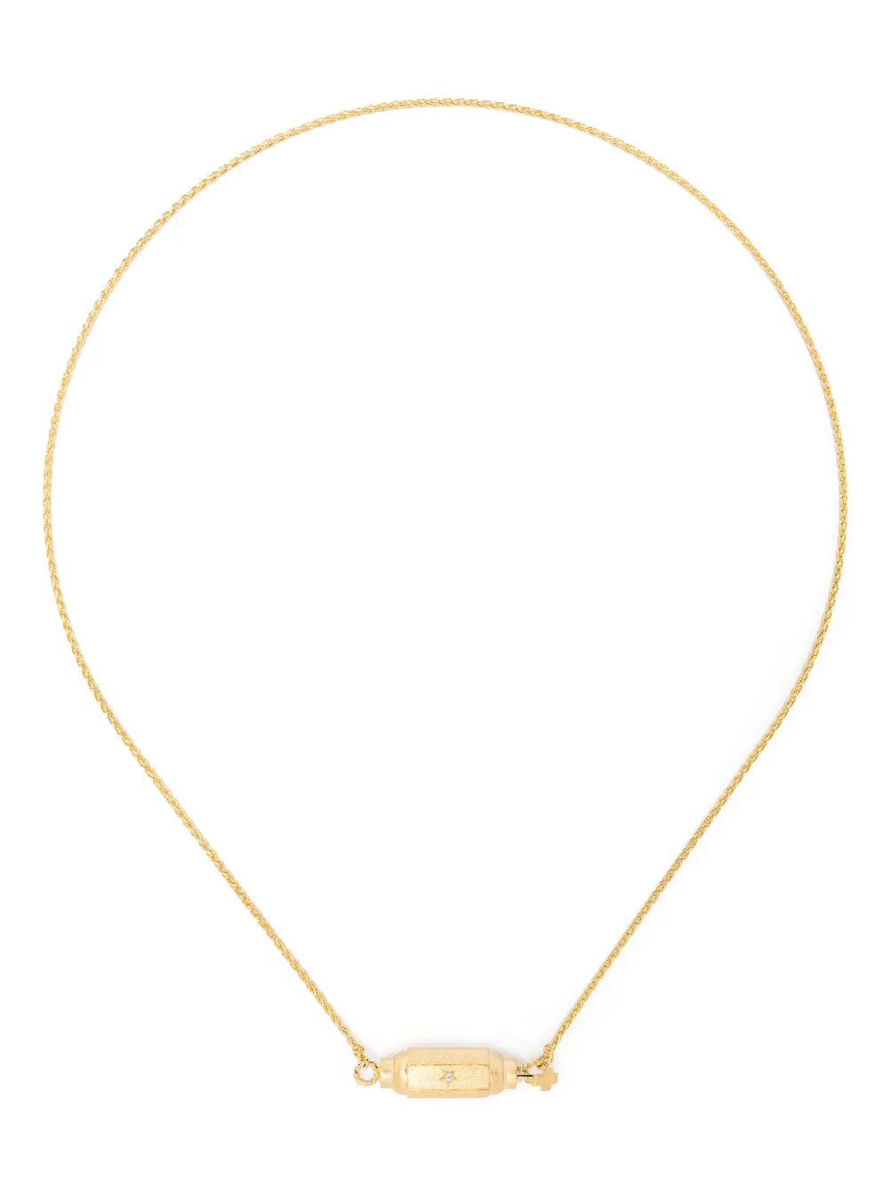 

Колье Micro Locket из желтого золота с бриллиантами Marie Lichtenberg, золотой