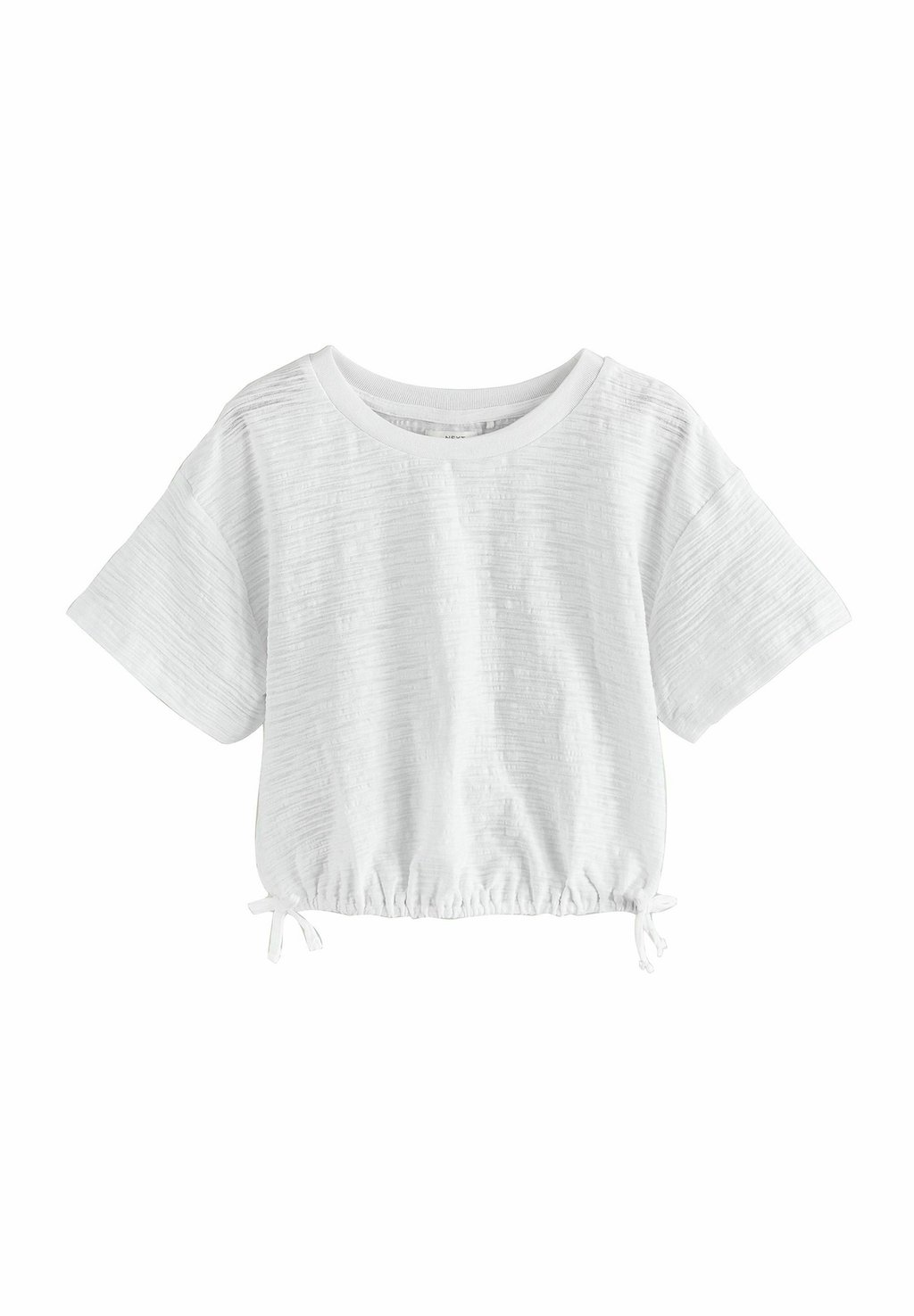 

Футболка с принтом REGULAR FIT RUCHED TEXTURED Next, белый