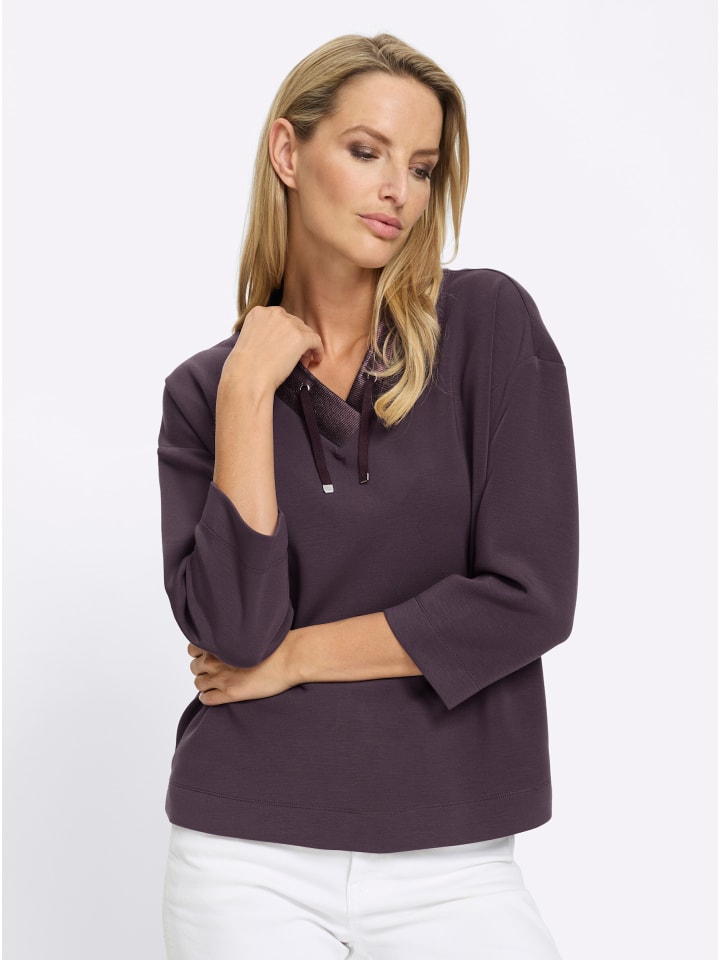 

Heine Толстовка баклажанового цвета