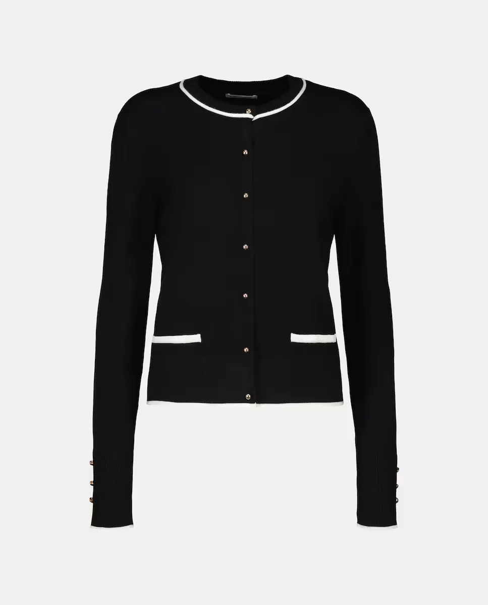 

Женский базовый кардиган с длинными рукавами Easy Wear, черный