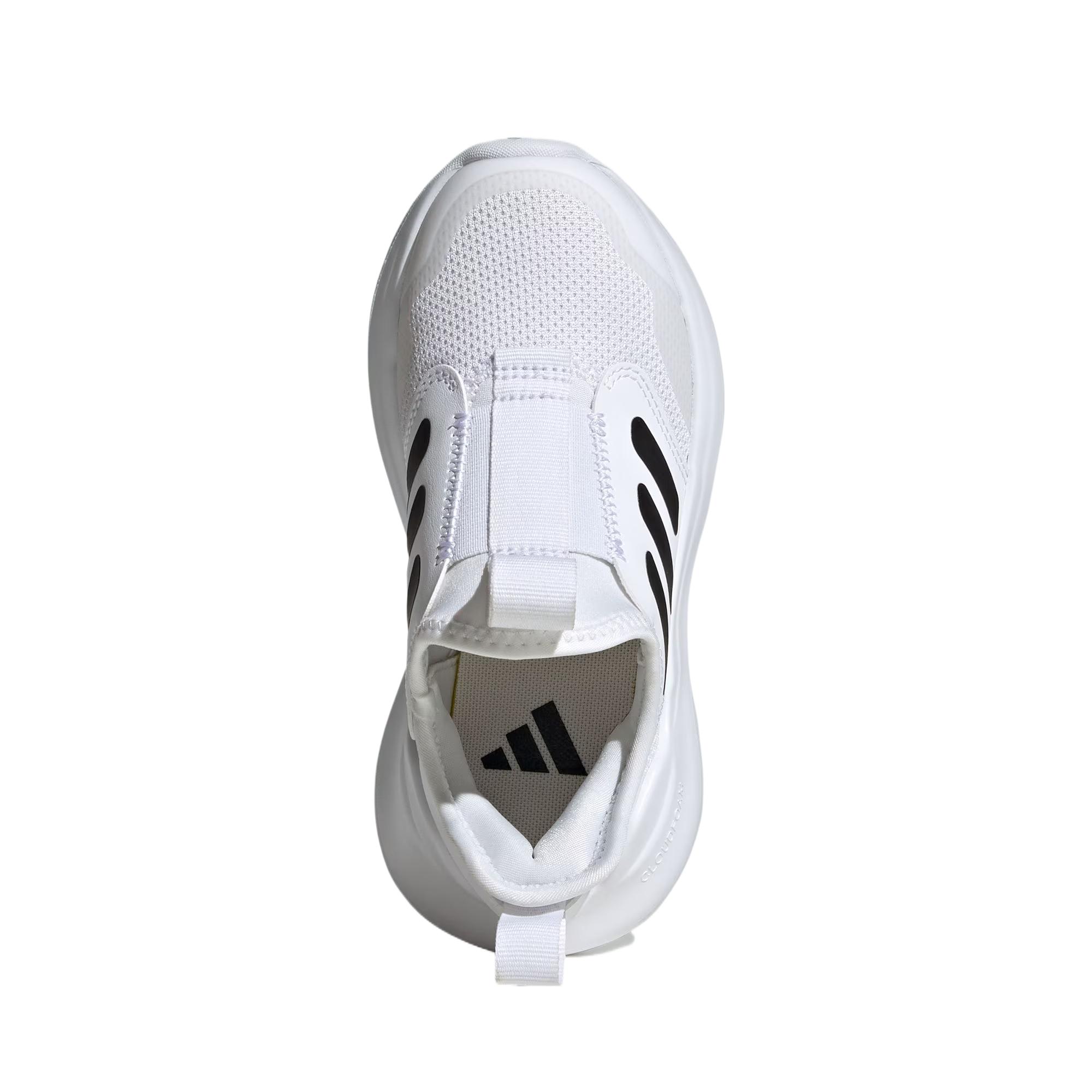 TENSAURComfort Дышащие низкие кроссовки для детей Adidas, белый/черный — фото 3