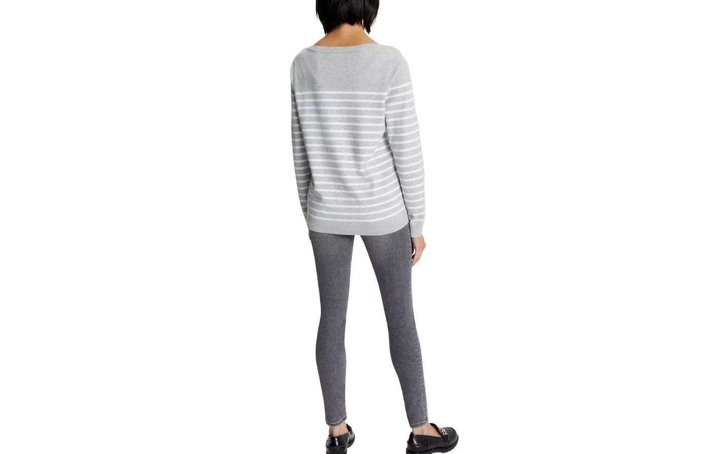 Tommy Hilfiger Свитер Women's Gray Crew Neck Others — фото 4