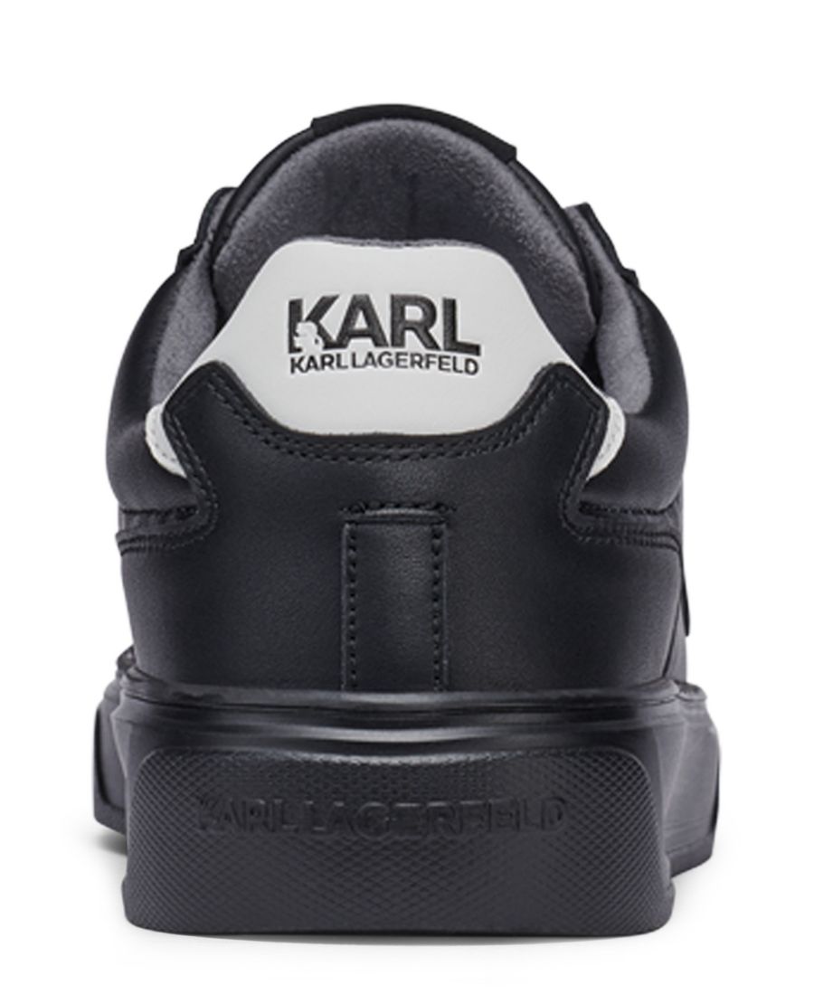 Мужские кожаные кроссовки Karl KARL LAGERFELD PARIS, Black — фото 3