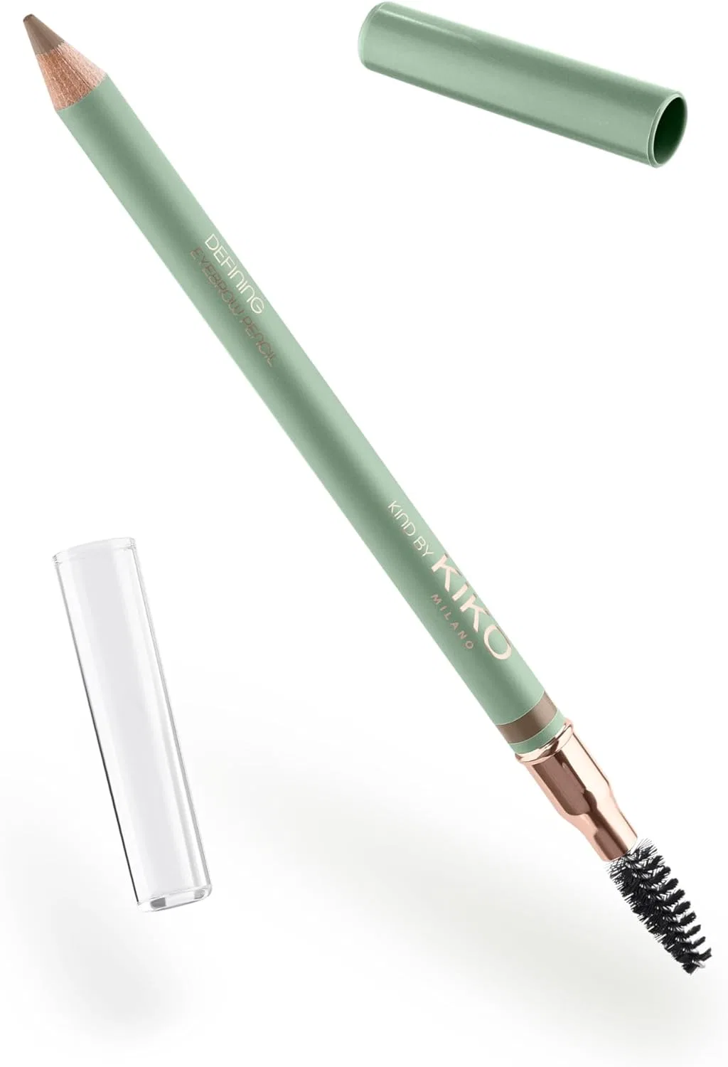 Карандаш для бровей KIKO Milano Kind by KIKO Defining Eyebrow Pencil 01 с расческой Kiko Milano, Taupe 01 — фото 3