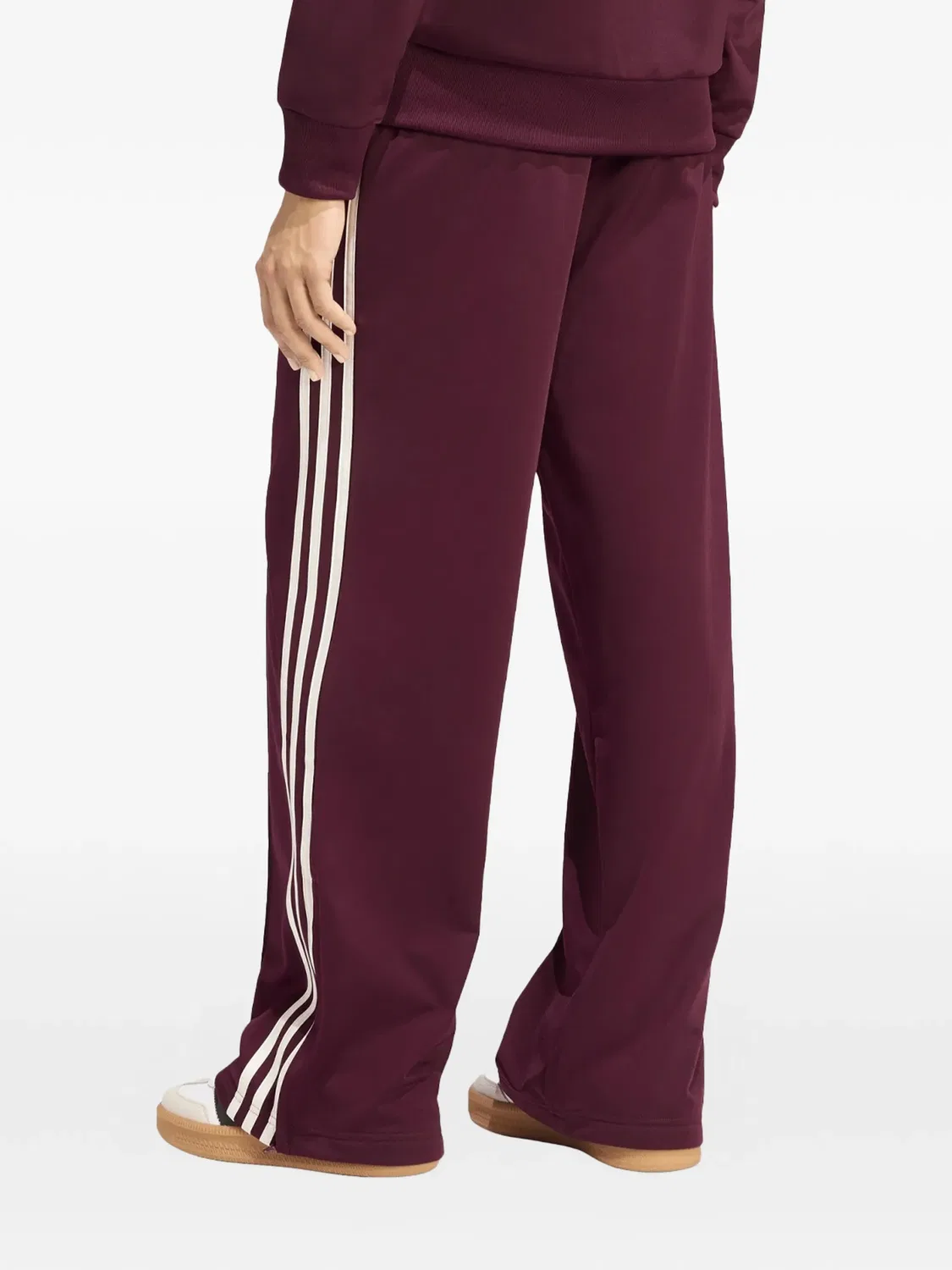 Брюки свободного кроя в полоску adidas — фото 3