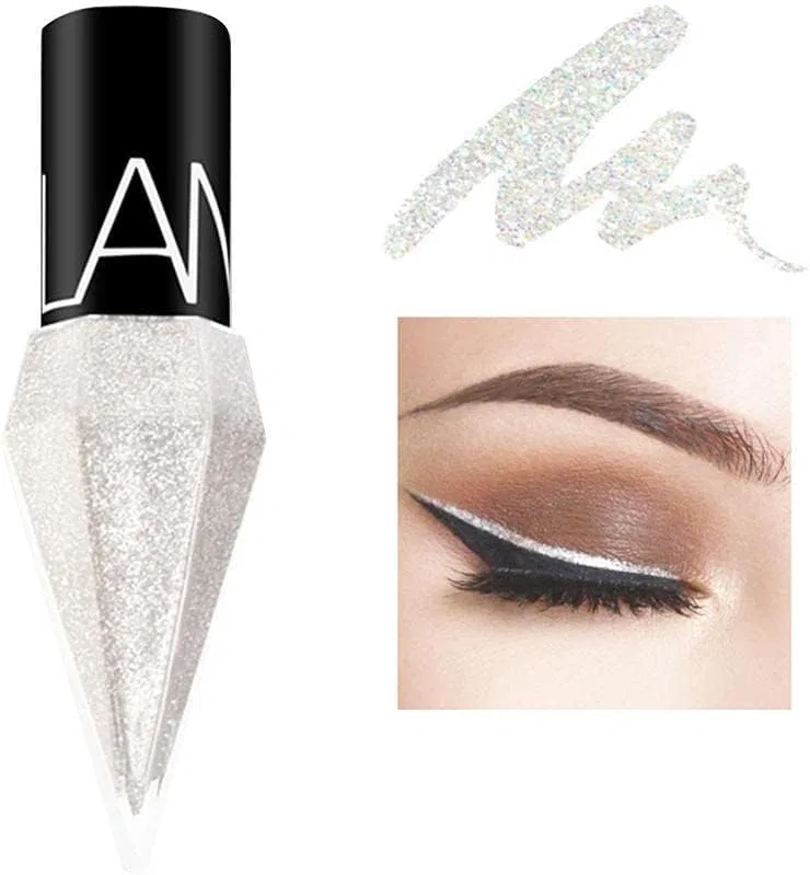 Подводка для глаз Glitter Eyeliner 5 цветов Kasvin белый
