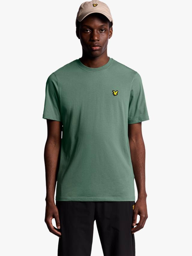

Футболка из хлопка Core Cotton Blend Lyle & Scott, Silver Pine