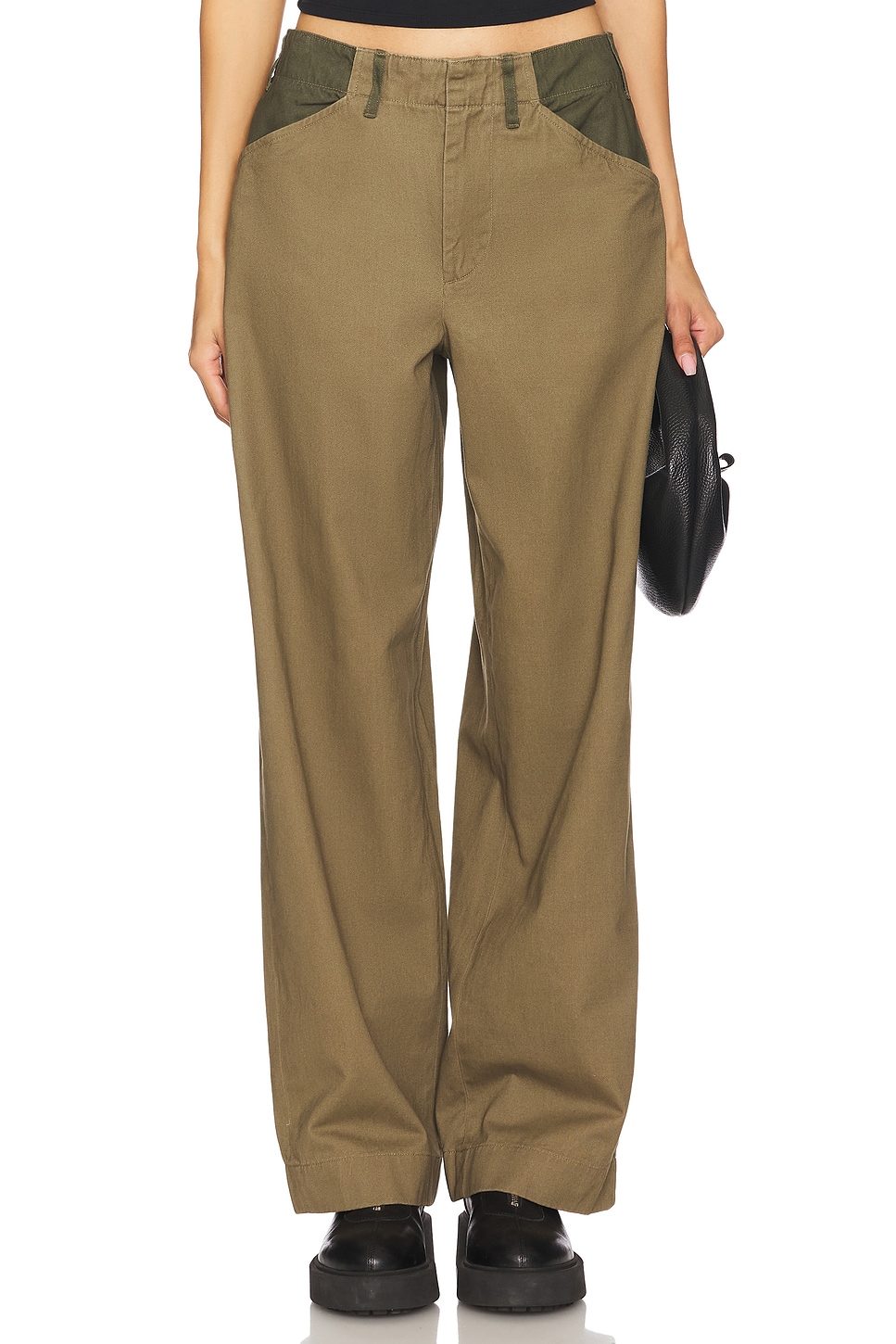

Брюки в пол Banks от Rag & Bone, army