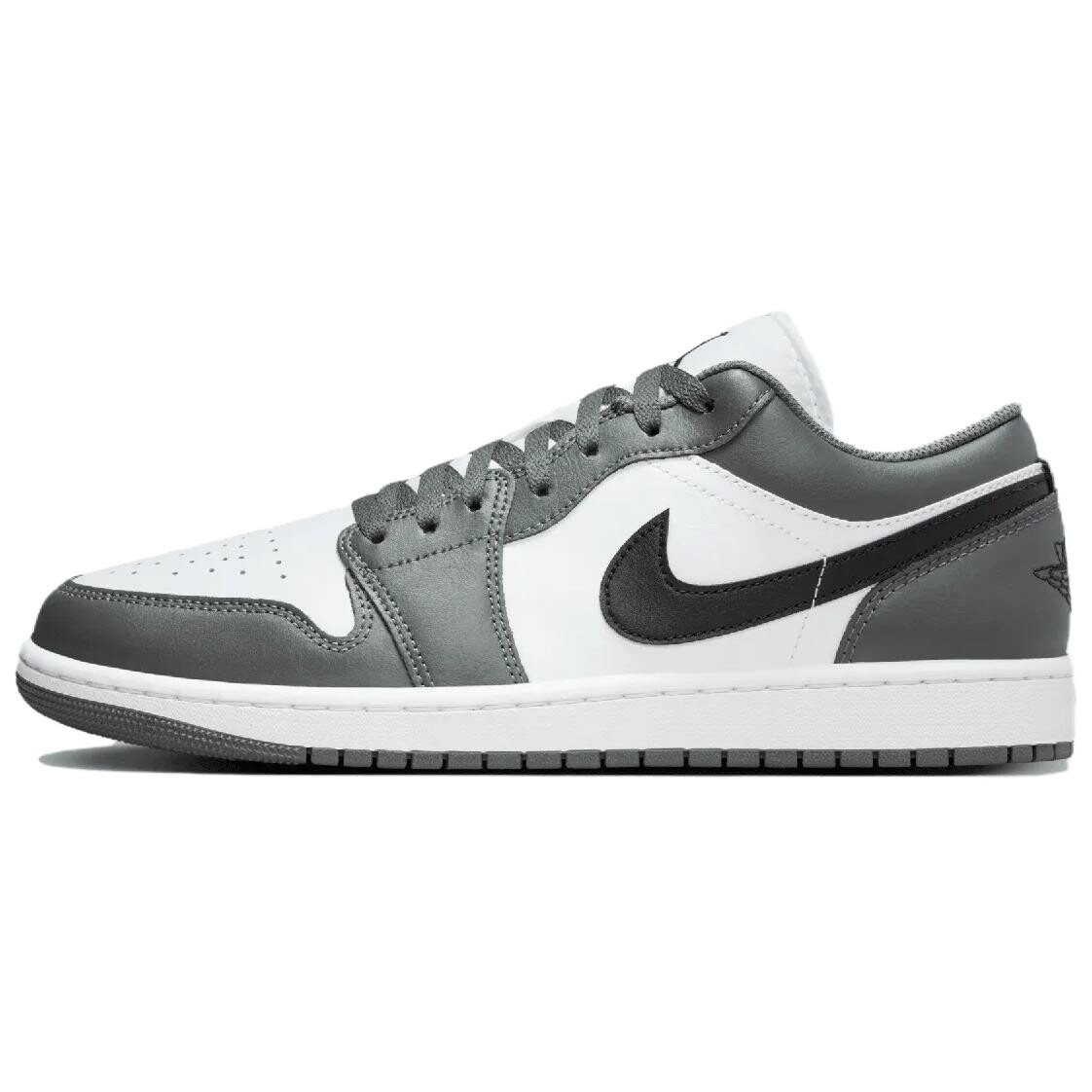 

Кроссовки Air Jordan 1 Vintage Basketball Shoes Unisex Low-top Gray, серый