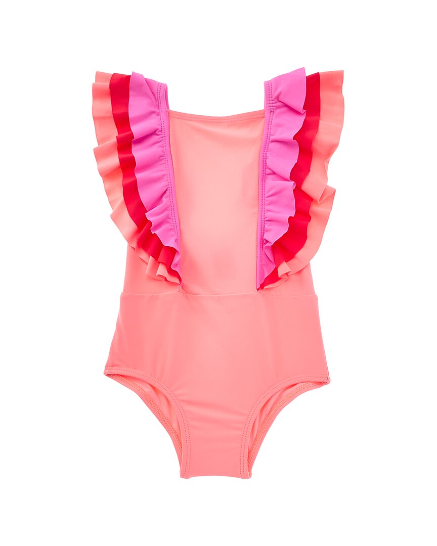 

Пляжный линго Рюш Цельный купальник Beach Lingo, оранжевый