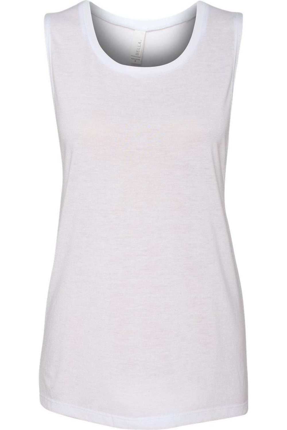 

Женская майка-топ BELLA + CANVAS Flowy Scoop Muscle, белый